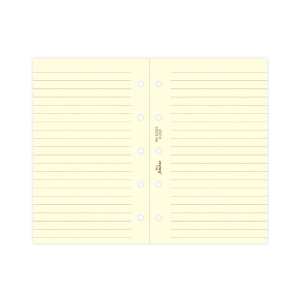 Filofax Mini Ruled Paper Refill 20pk (Cotton Cream)