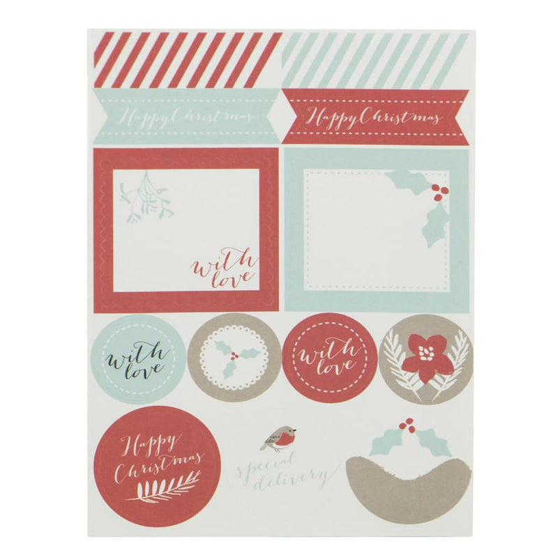 Busy B Christmas Sticky Labels