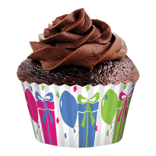 Standard Happy Birthday Cupcake Cups 32pk