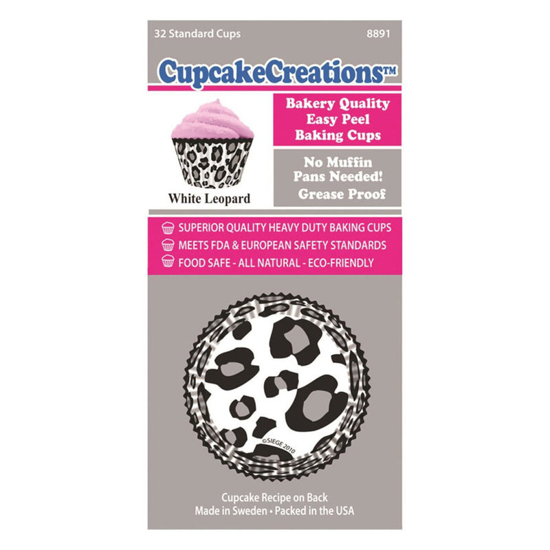 Standard Leopard Cupcake Cups 32pk