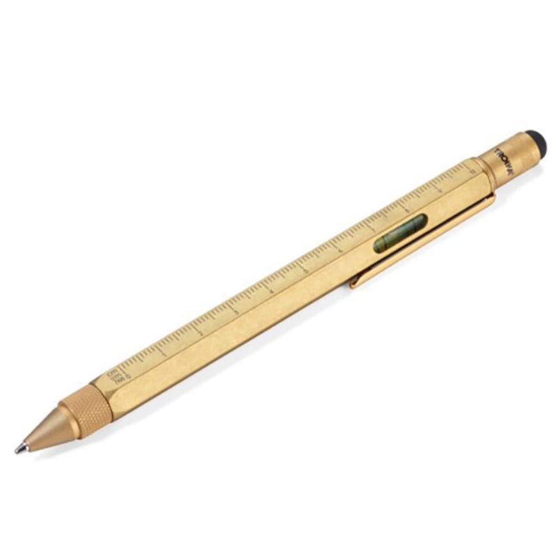 Troika Construction Ballpoint Pen (Antique Brass)