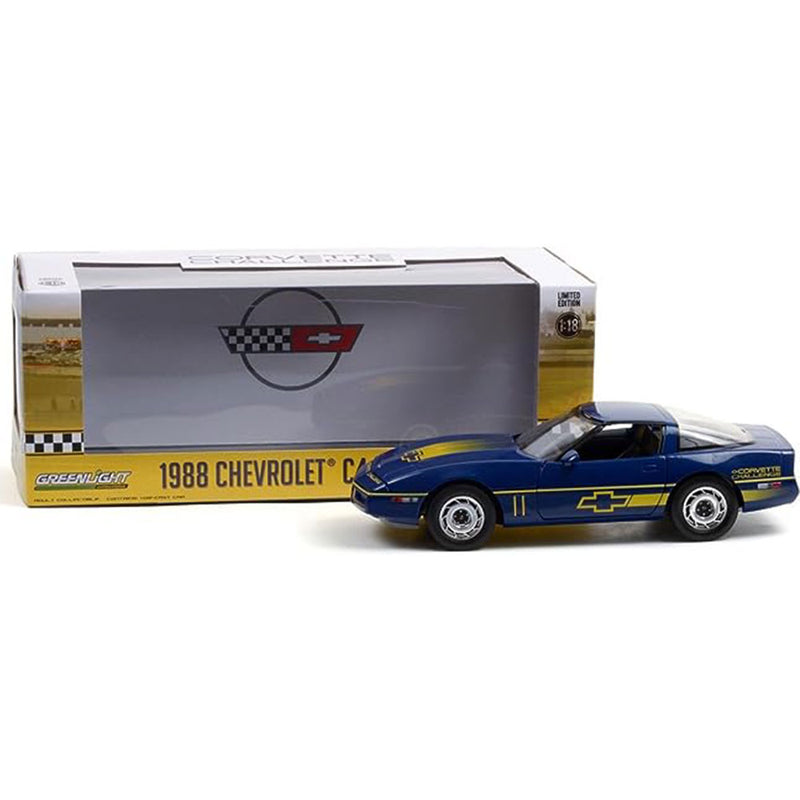 1988 Chev Corvette C4 1:18 Modèle de course de course