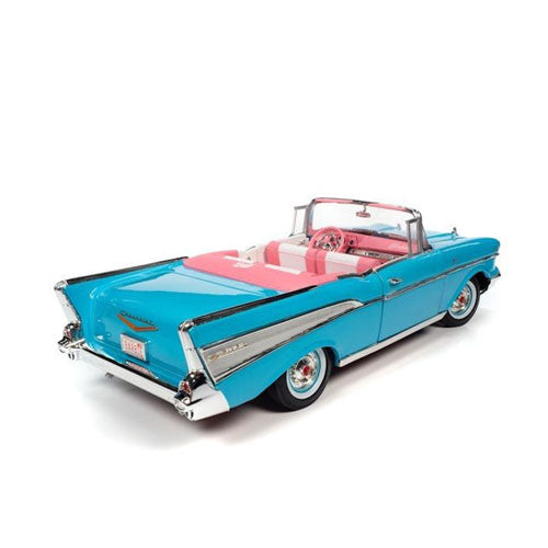 Barbie 1957 Chevy Convertible 1/18 Scale Model (Aqua)