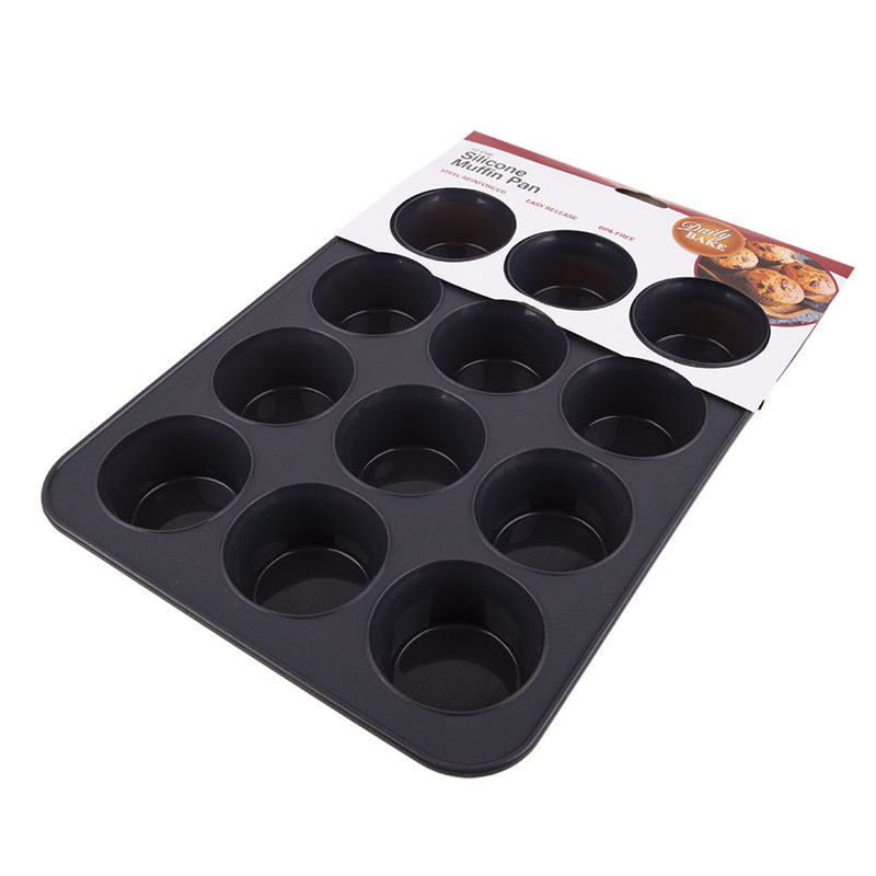 Pan de muffins à 12 tasses en silicone quotidienne