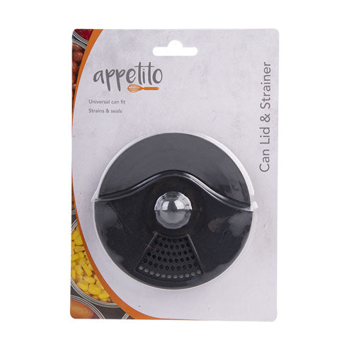 Appetito Can Lid & Strainer (Charcoal)