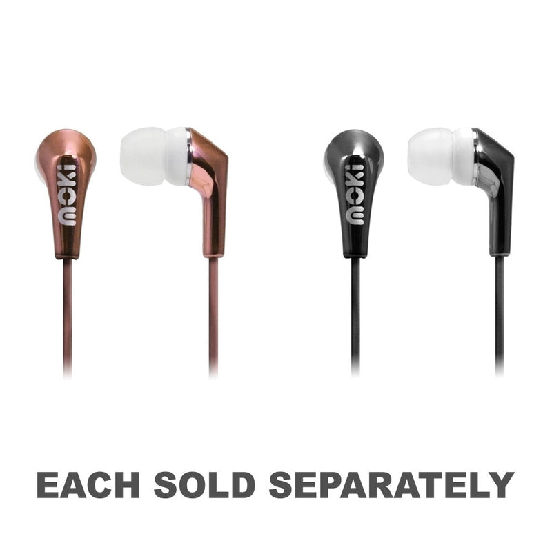 Moki Life Metallic Wired Earphones