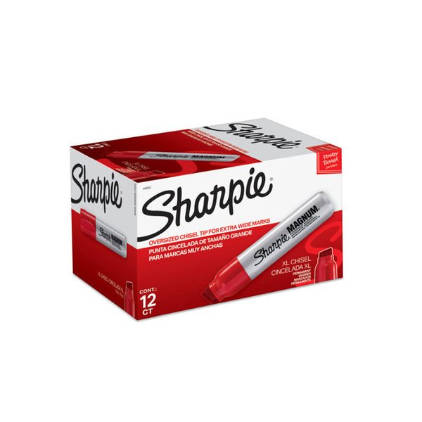 Sharpie Magnum Mark 44 Card 12pk (Red)