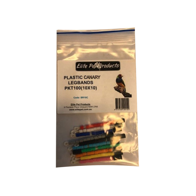 Elite Pet Plastic Leg Ring 100pk