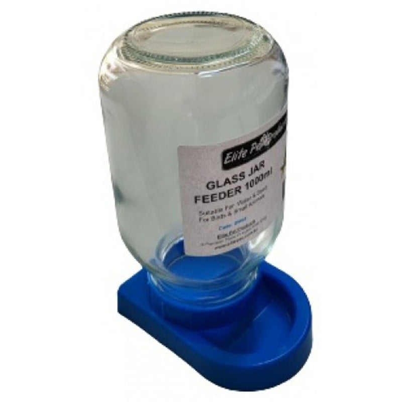 Glass Jar Feeder 1000mL