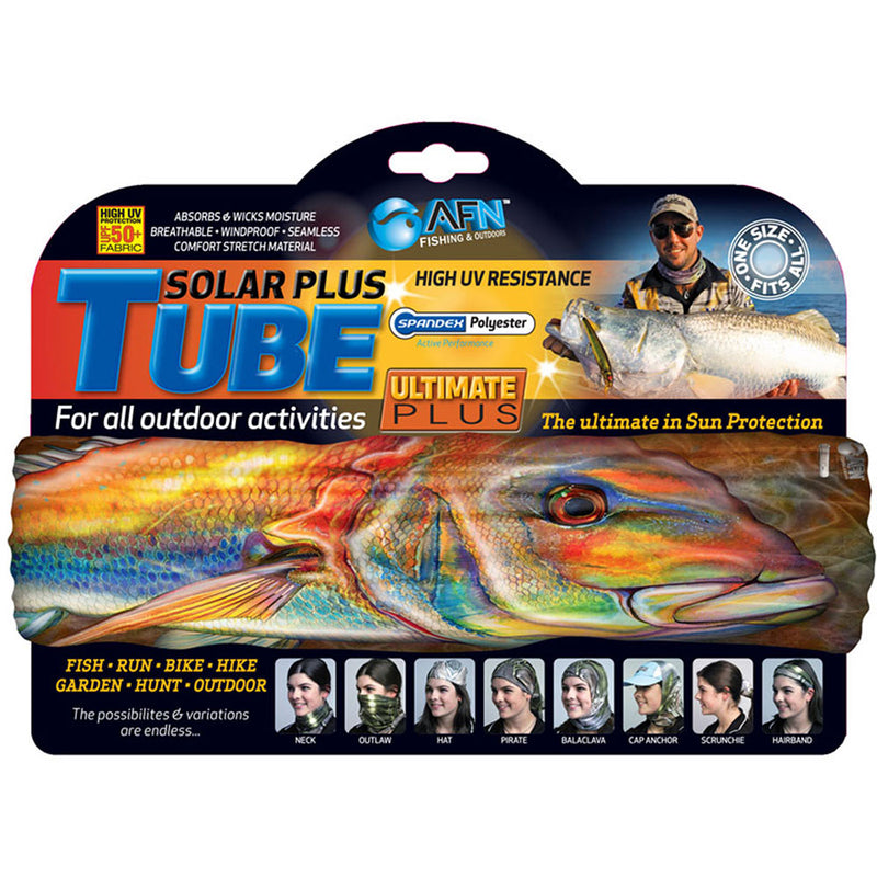 Tube solaire plus avec imprimé de poisson