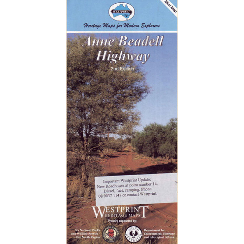 Anne Beadell Highway Map