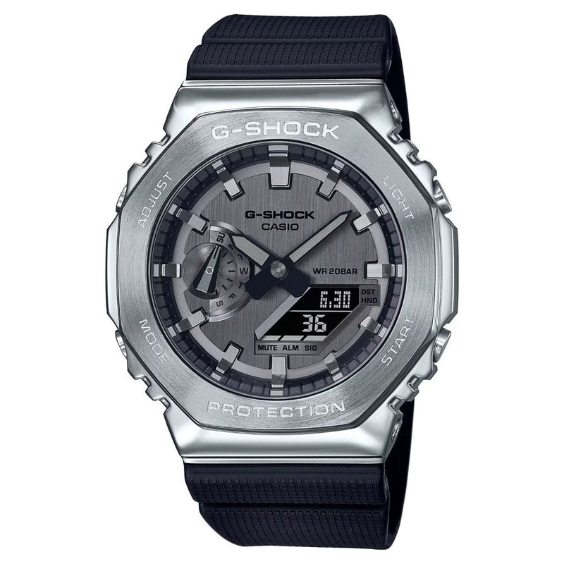 Casio G-Shock GM2100-1A Silver Metal Watch (Silver)