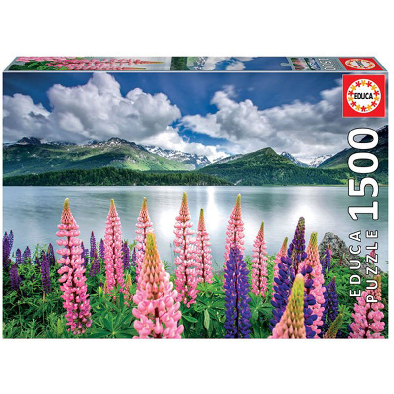 Educa Lupis on Shores of Lake Sils Jigsaw Puzzle 1500pcs