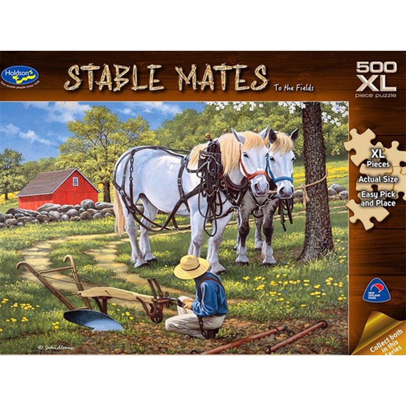 Puzzle de pièces de mates stables 500xl