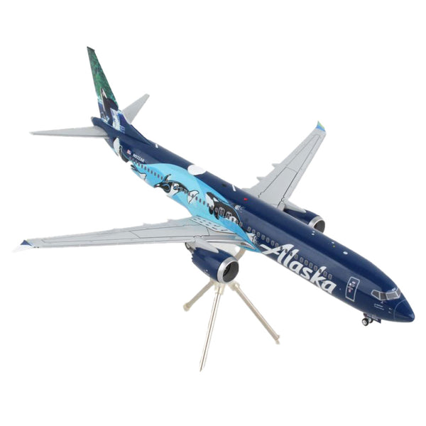 Alaska Airlines B737-9 Max Whales N932AK 1/200 Model