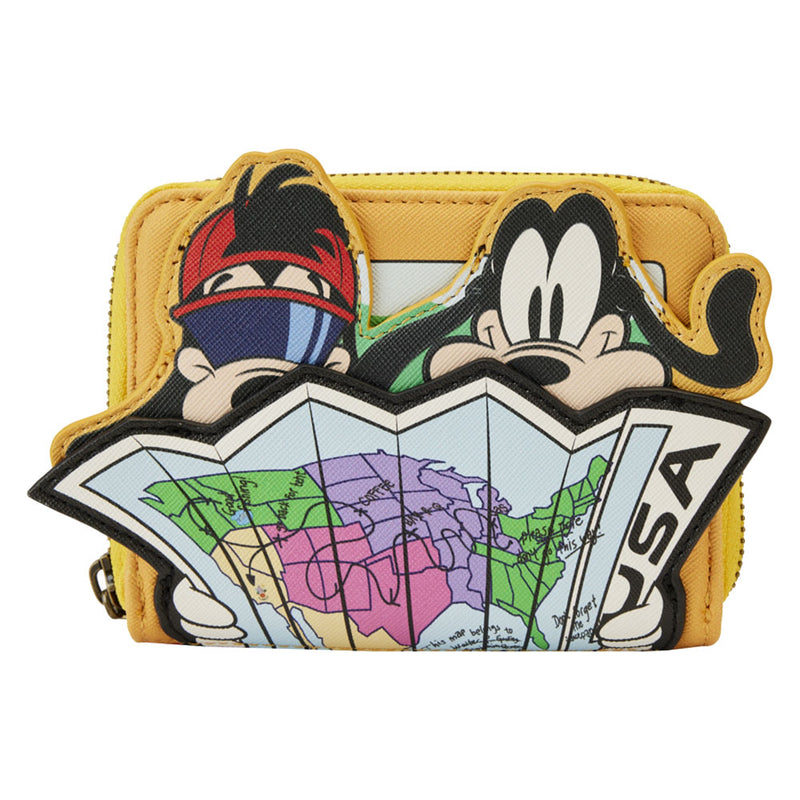 Disney Goofy Movie Road Trip Zip Around Wallet