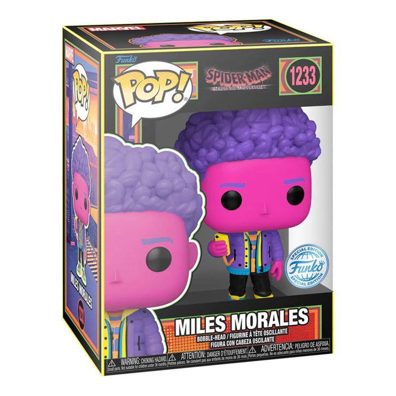 Spider-Verse Miles Morales US Blacklight Pop! Vinyl