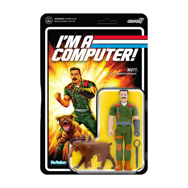 G.I. Joe Mutt I'm a Computer! PSA ReAction 3.75" Figure