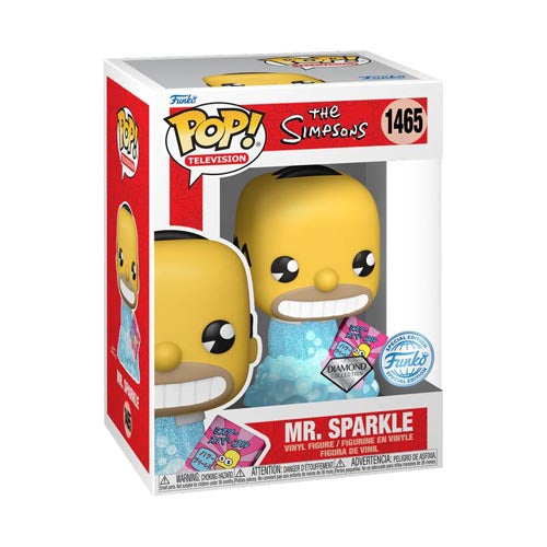 Simpsons Mr Sparkle US Exclusive Diamond Glitter Pop! Vinyl