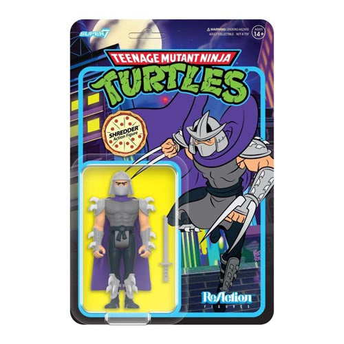 TMNT TV'87 Shredder Reaction 3.75" Figure