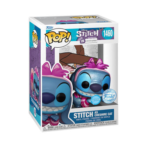 Stitch in Cheshire Cat Costume US Ex. Glitter Pop! Vinyl