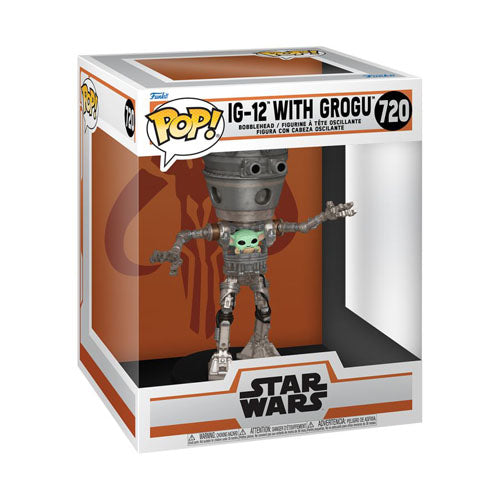 Star Wars IG-12 with Grogu Pop! Deluxe