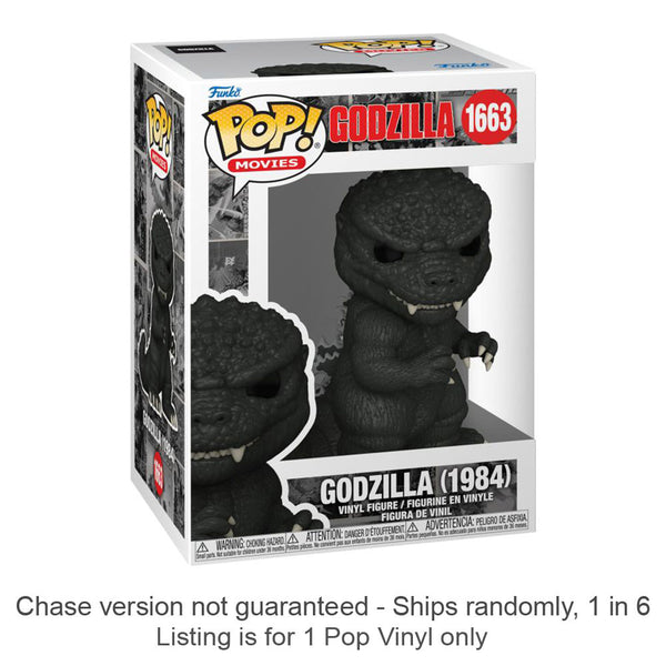 Godzilla 70th: Godzilla 1984 Pop! Vinyl Chase Ships 1 in 6