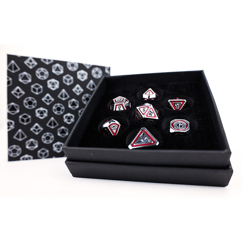 GPL Metal RPG Concentrique RPG Dice Set