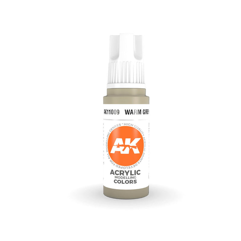 AK Interactive 3gen Grey Grey Acrylique Paint 17ml