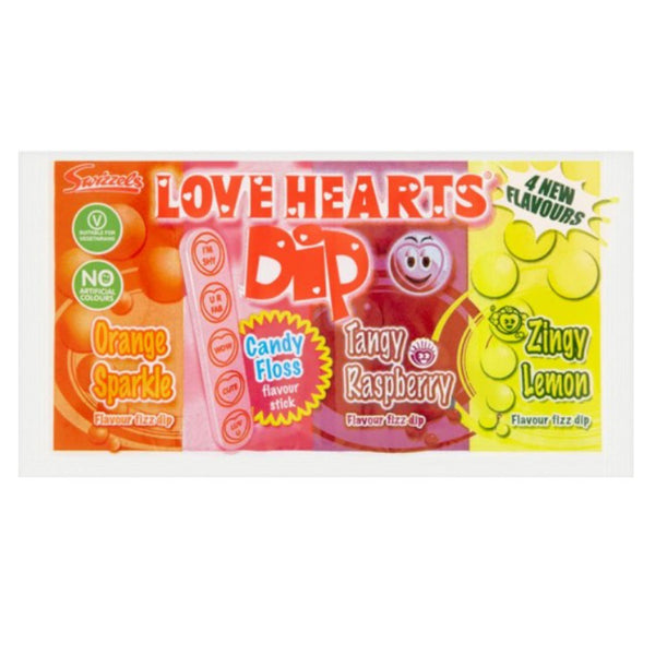 Swizzels Love Heart Dips 36pcs