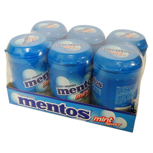 Mentos Peppermint Bottles (6x100g)