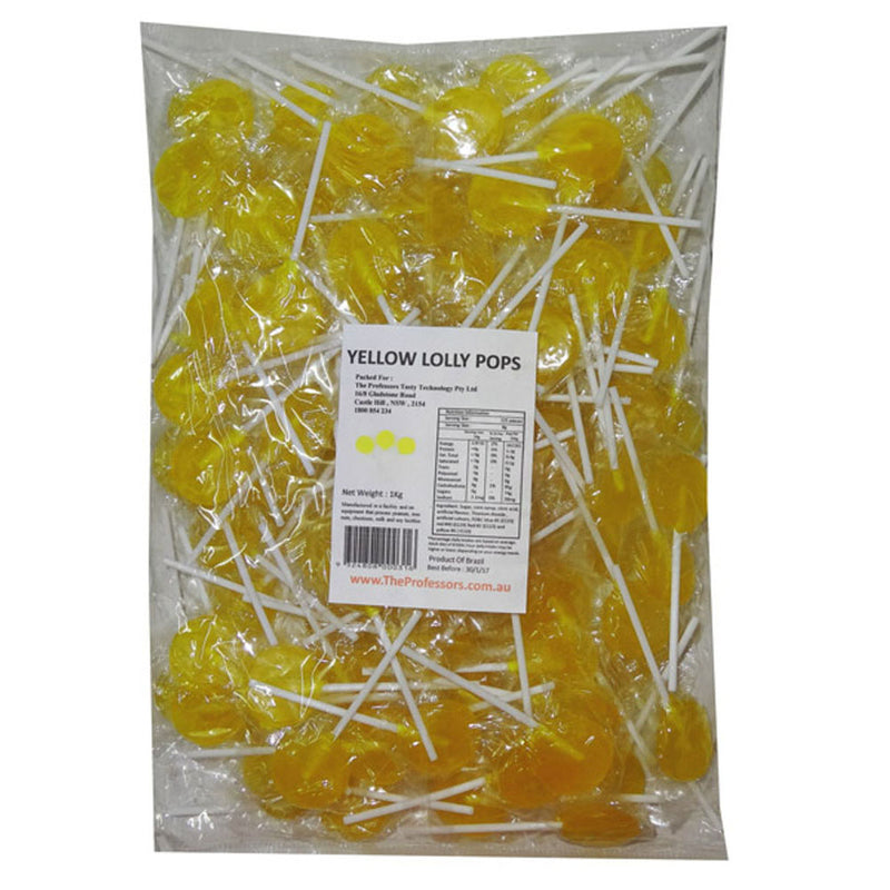 Sweet Treats Flat Pops 1kg (environ 125pc)