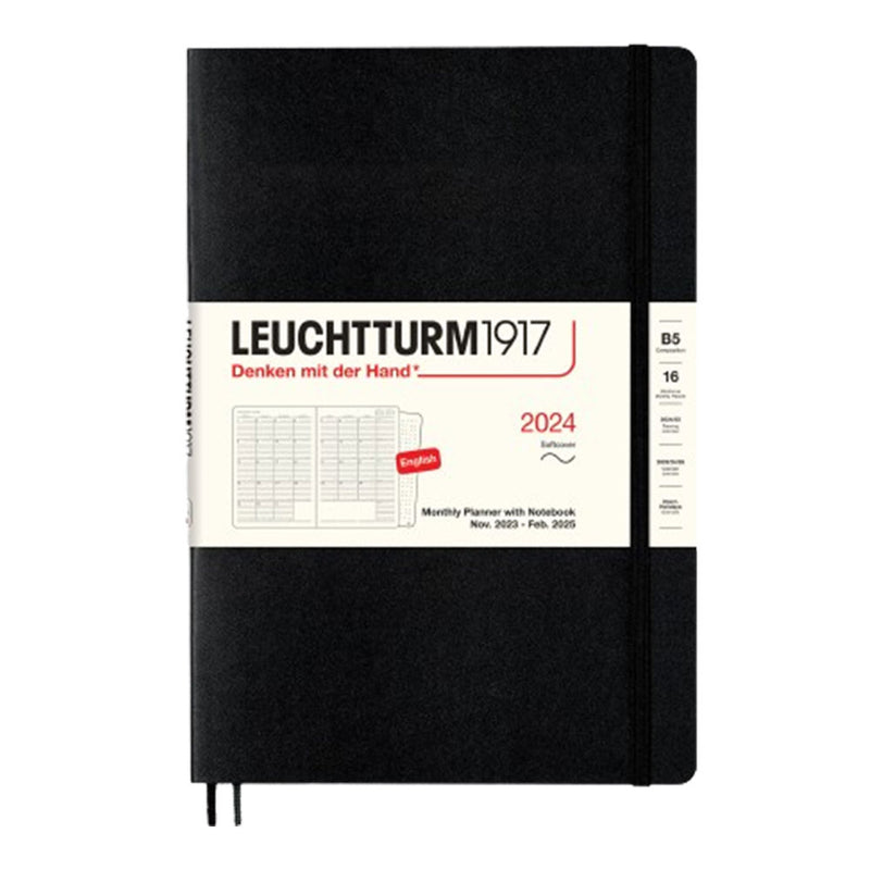 2024 B5 Monthly Planner & Notebook Composition