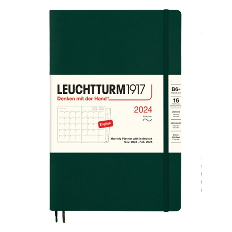 2024 B6+ Monthly Planner & Notebook (Paperback)