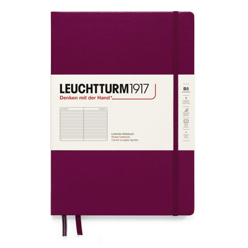 Leuchtturm HC Composition Ruled Notebook B5