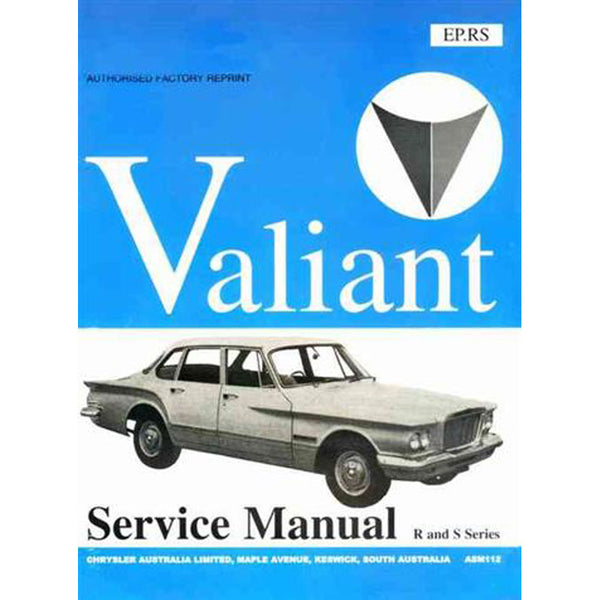 Valiant 1961-1963 VR VS Series Service Manual