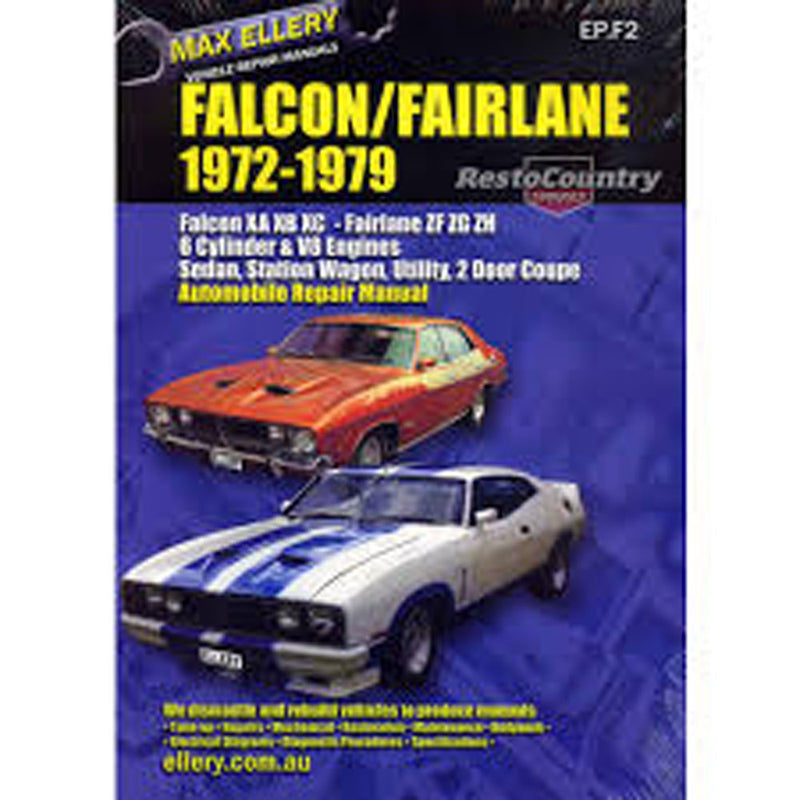 Falcon/Fairlane 1972-1979 XA XB XC Automobile Repair Manual