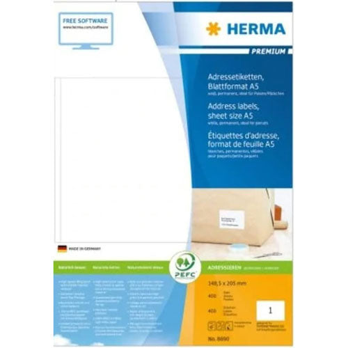 Herma Premium Address Labels A5 400pc