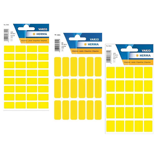 Herma Multi-Purpose Labels (Yellow)