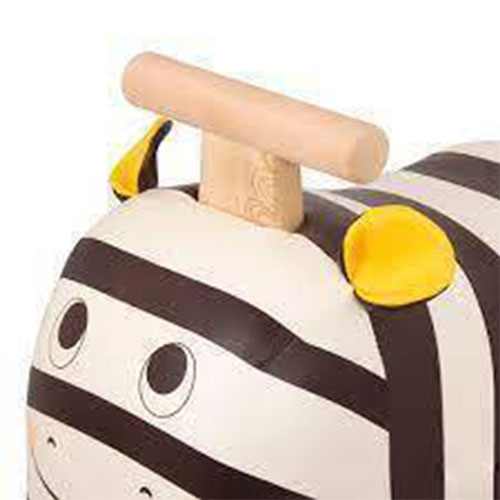 Zippity Zebra Wooden Car