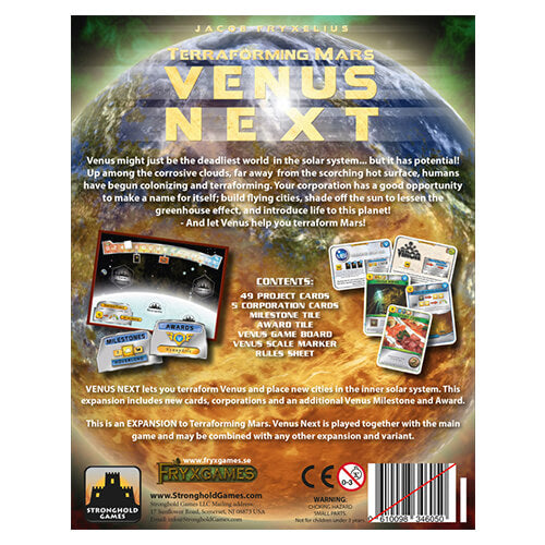 Jeu de société Terraforming Mars Venus Next