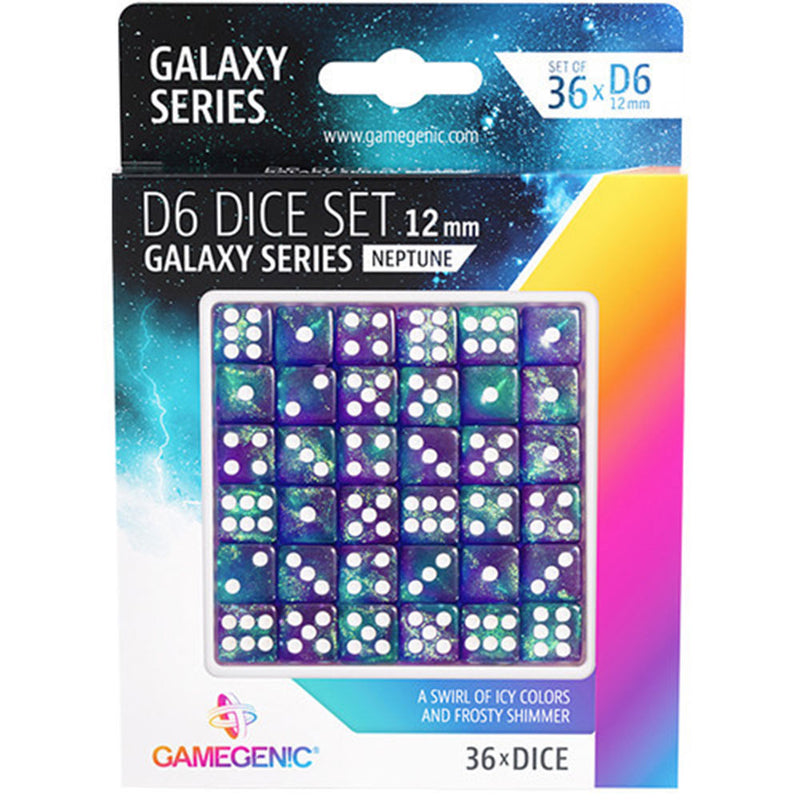 Gamegenic Galaxy Series D6 Dice Set 12mm (36pcs)