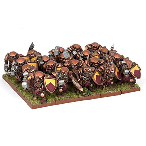 Kings of War Dwarf Ironclad Regiment Miniature