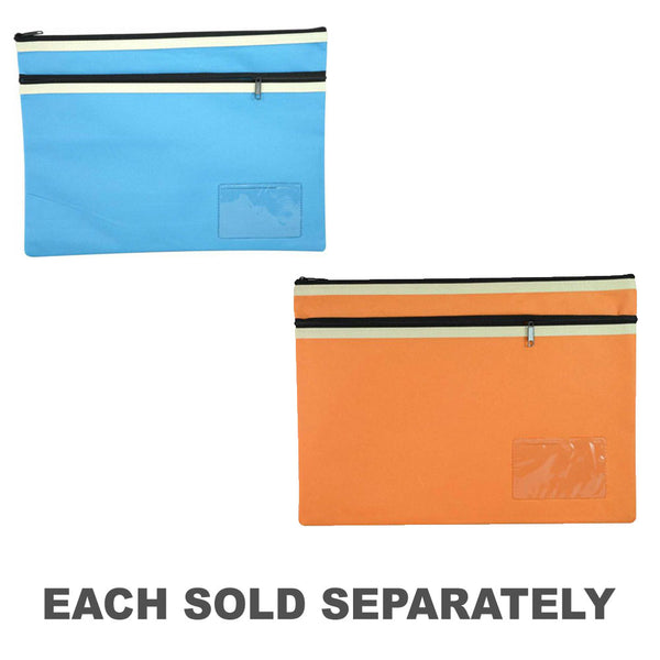 Osmer Polyester Giant 2-Zip Pencil Case