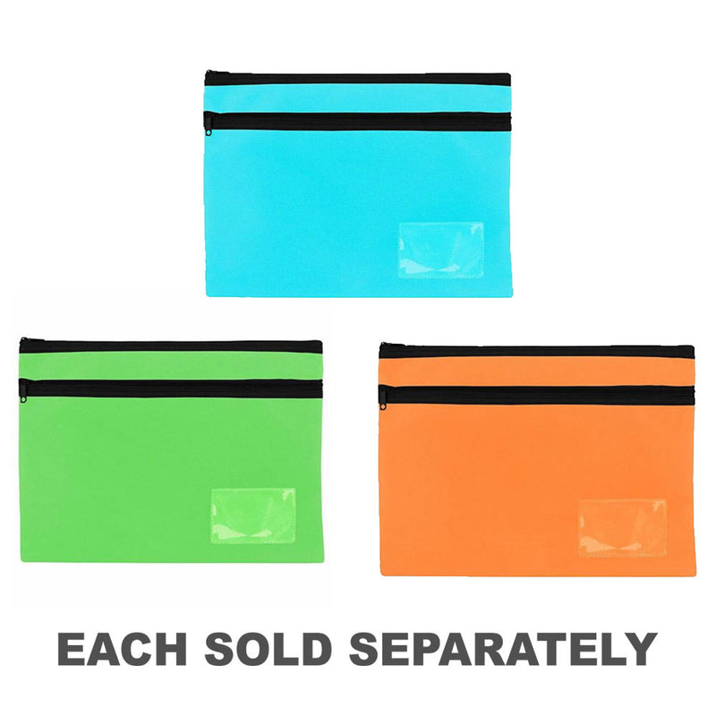 Celco Bright Pencil Case with 2 Zip (345x264mm)