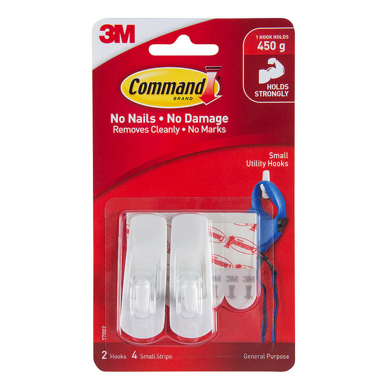 Command Small Self-Adhesive Hook 2pcs