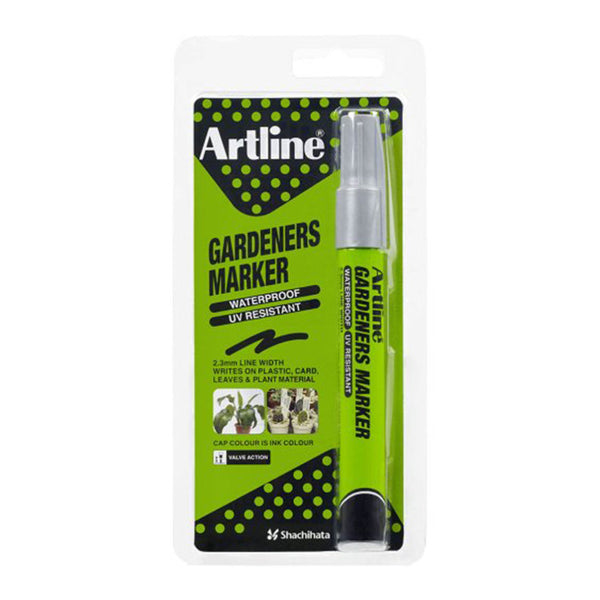 Artline Permanent Gardeners Marker 2.3mm (Silver)