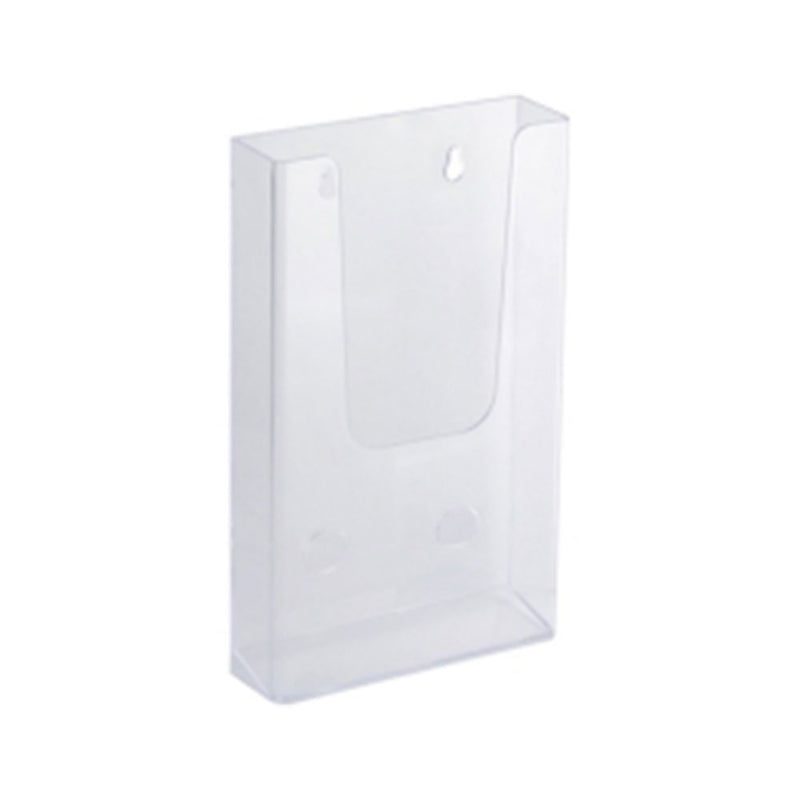 Italplast Wall Mounted Clear Brochure Holder