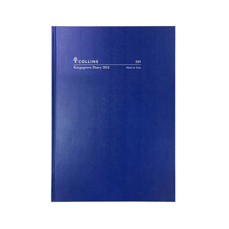 Collins Debden Kingsgrove A5 2024 Journal (bleu)