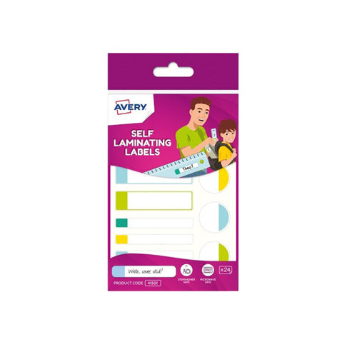 Avery Kids Self Laminating Label 24pcs